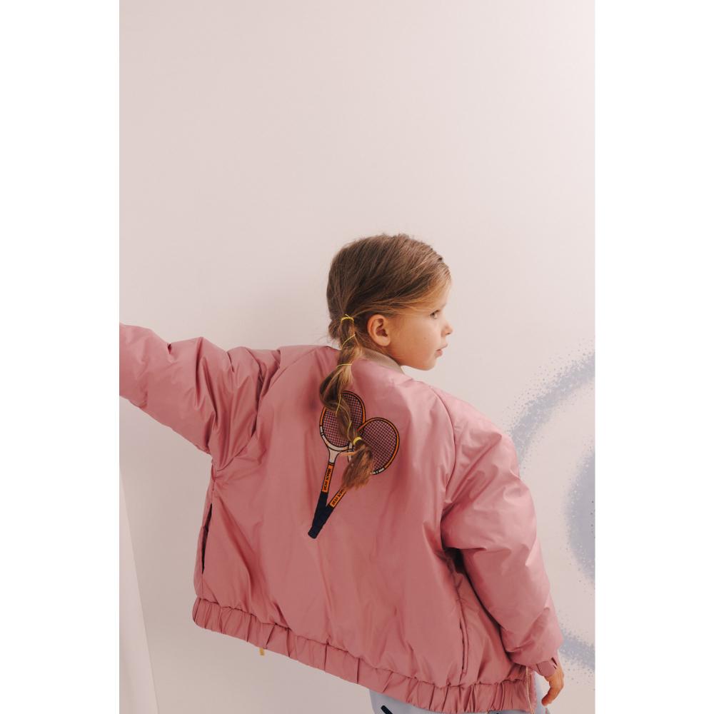 Tennis pink insulated jacket