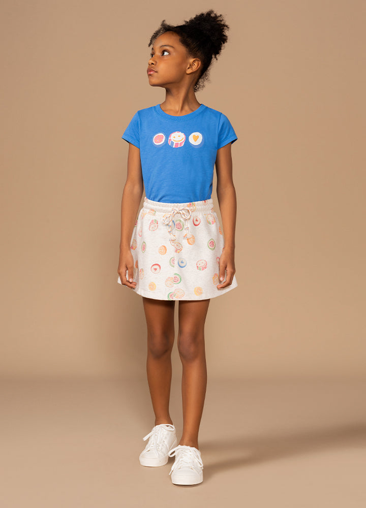 Smiley skirt/top set