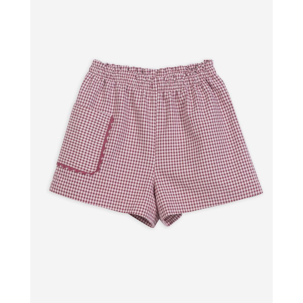 Short Seersucker sangria