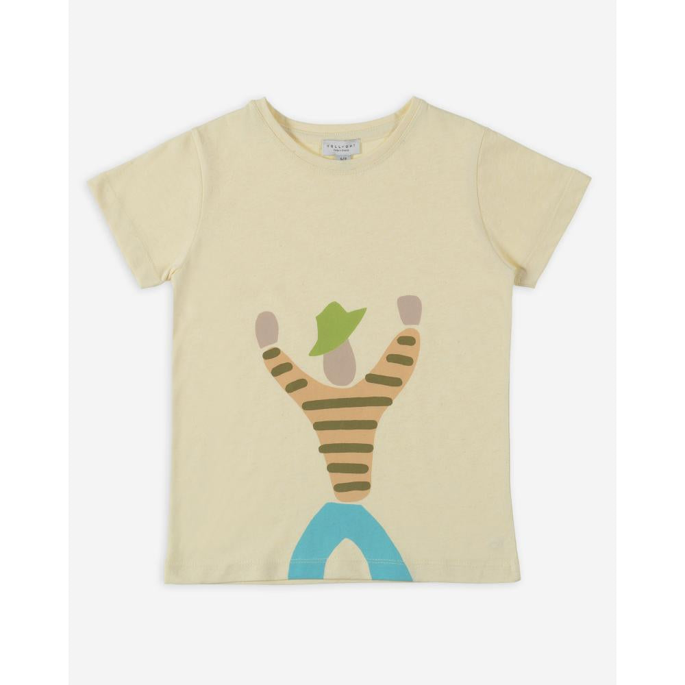 T-Shirt organic be pure yellow