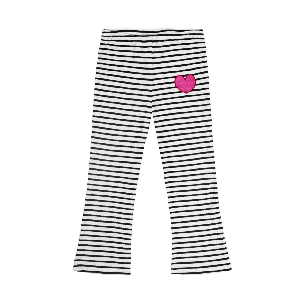 Heart stripes flares