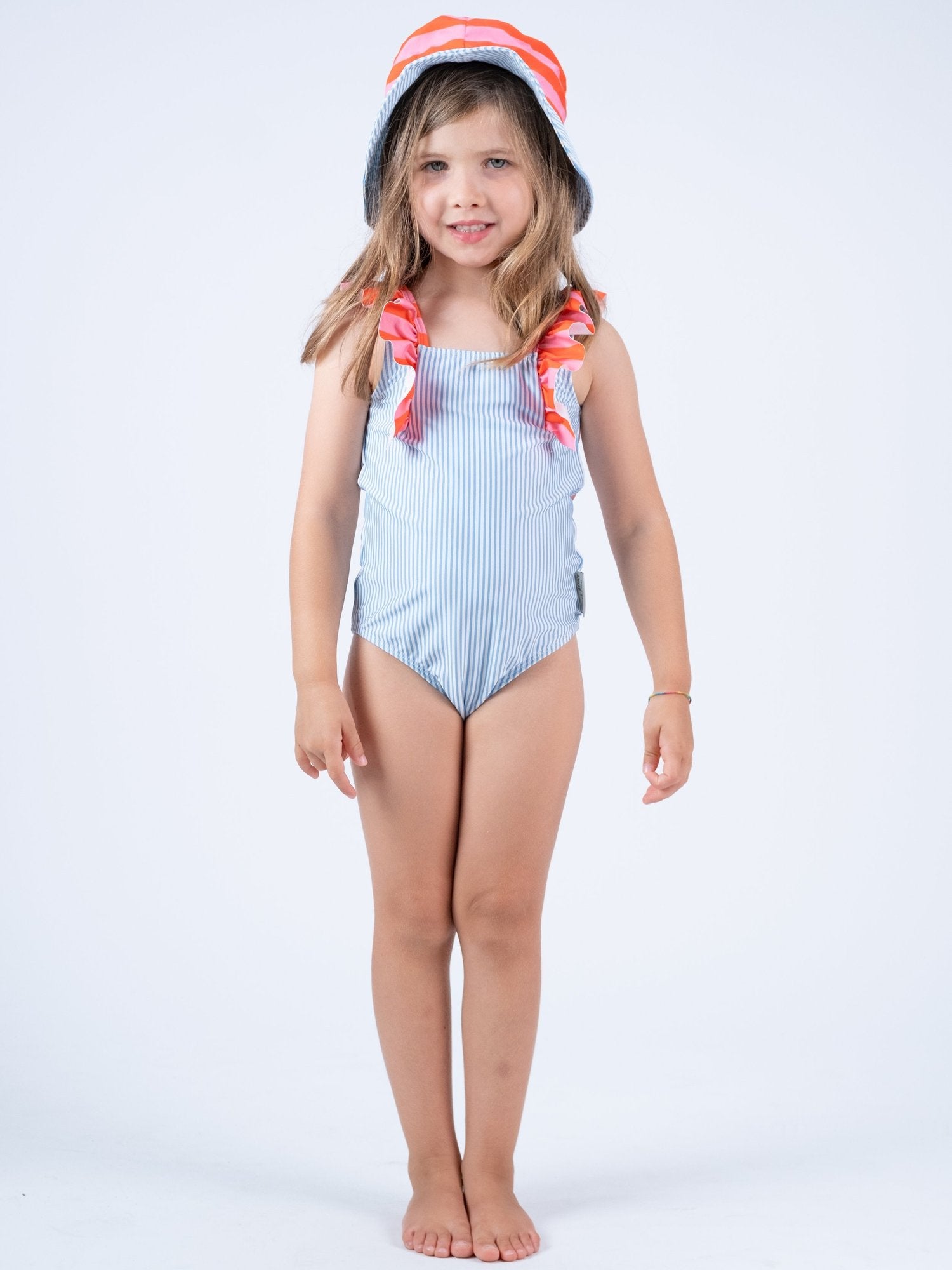 Combo stripes swimsuit