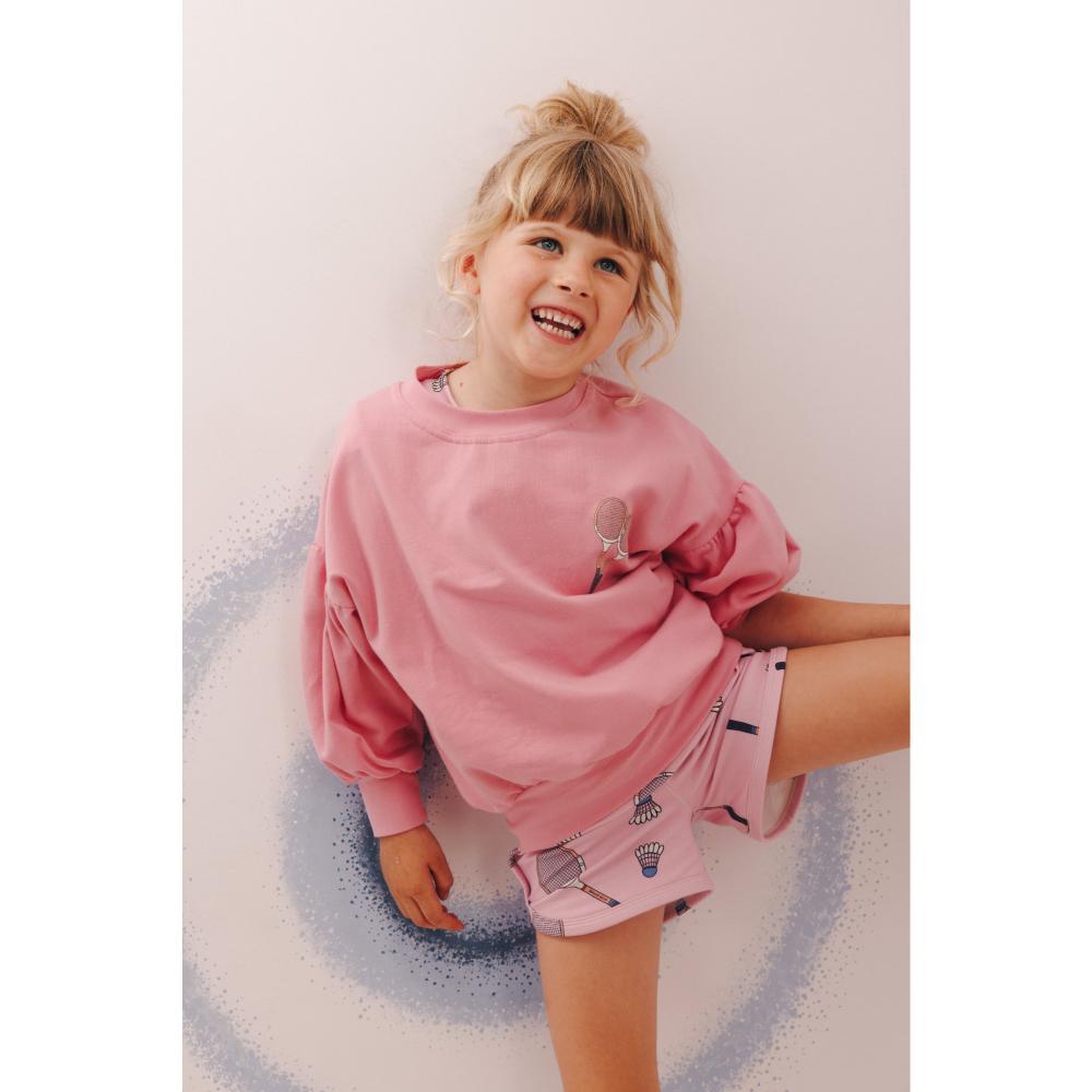 Tennis pink puff sweatshirt