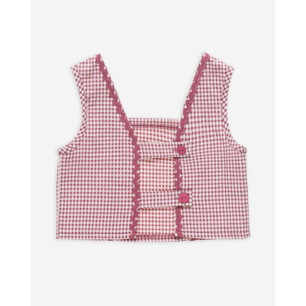 Top Seersucker sangria