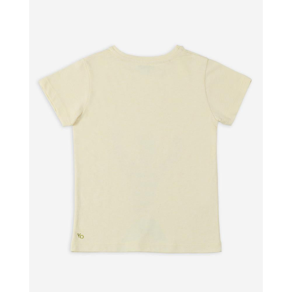 T-Shirt organic be pure yellow
