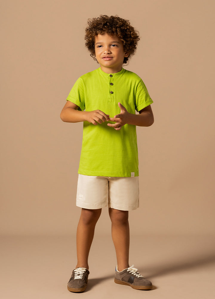 Green short/T-shirt set