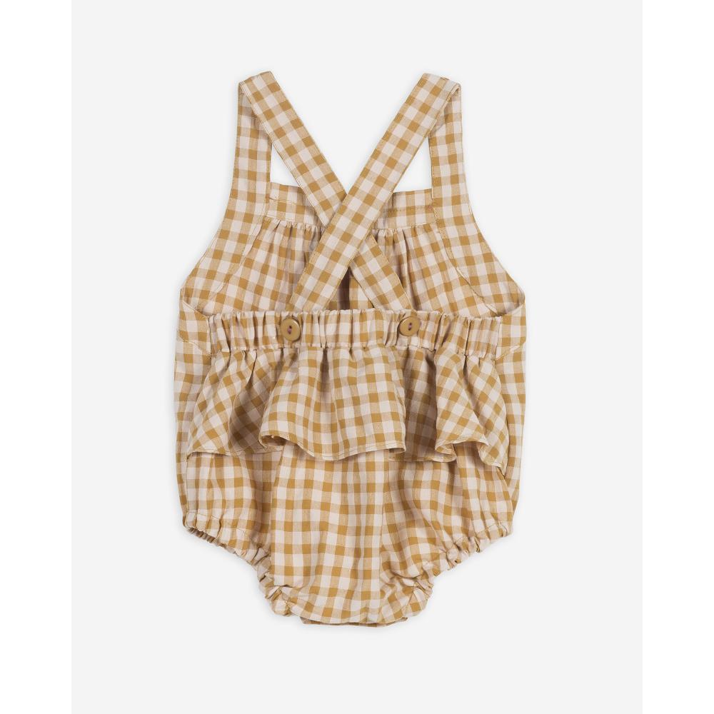 Checkered romper