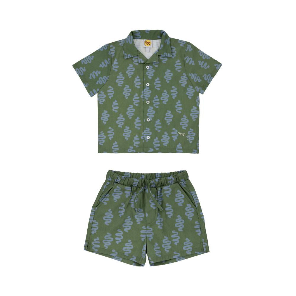 Green/Blue 100% cotton set
