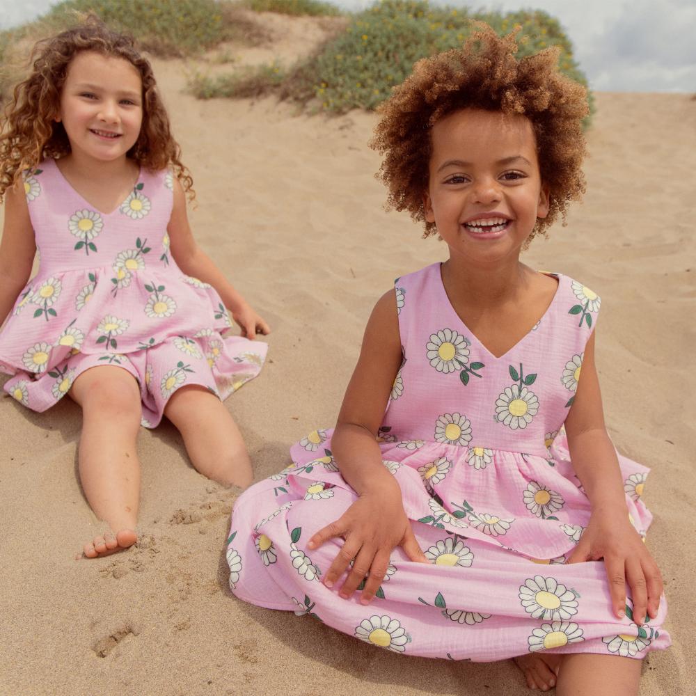 Muslin colorful dress