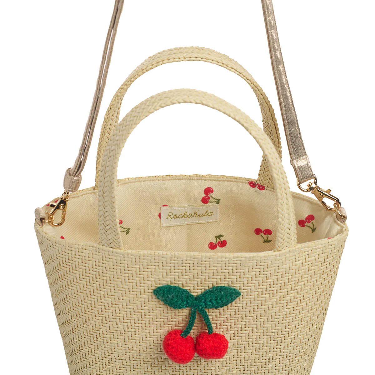 Cherry basket bag