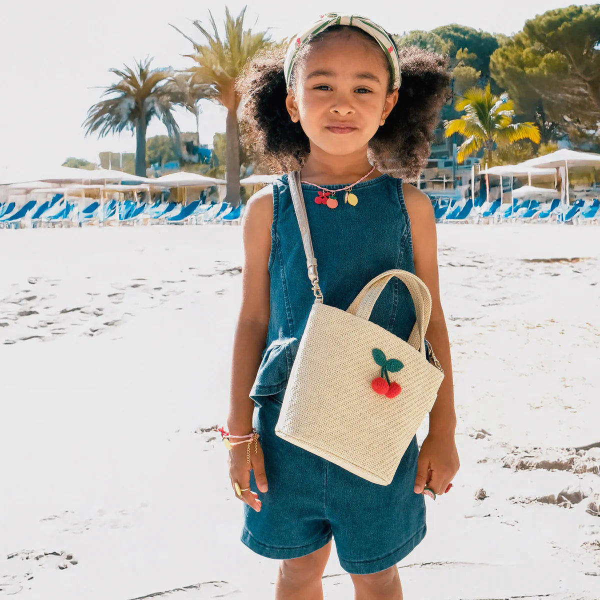 Cherry basket bag