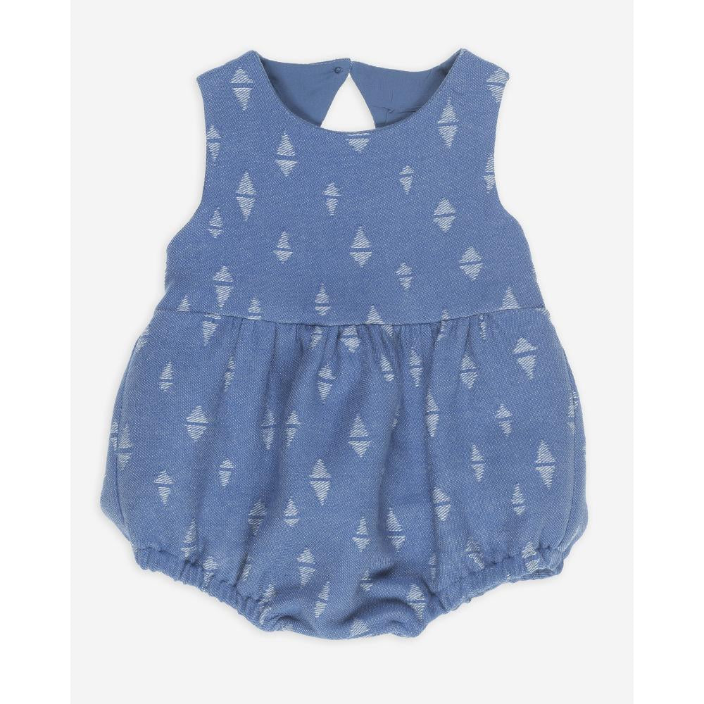 Blue jumsuit