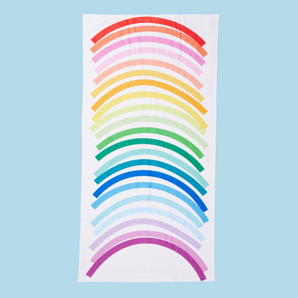 Magic Rainbow beach towel