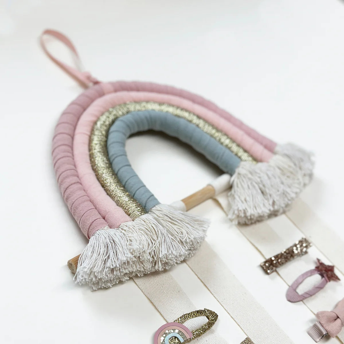 Rainbow drops clip hanger
