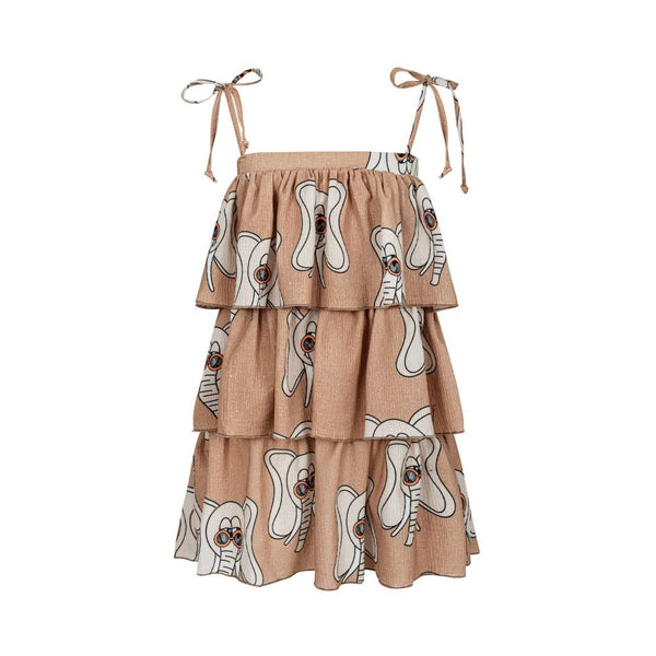 WAVED ELEPHANT  DRESS