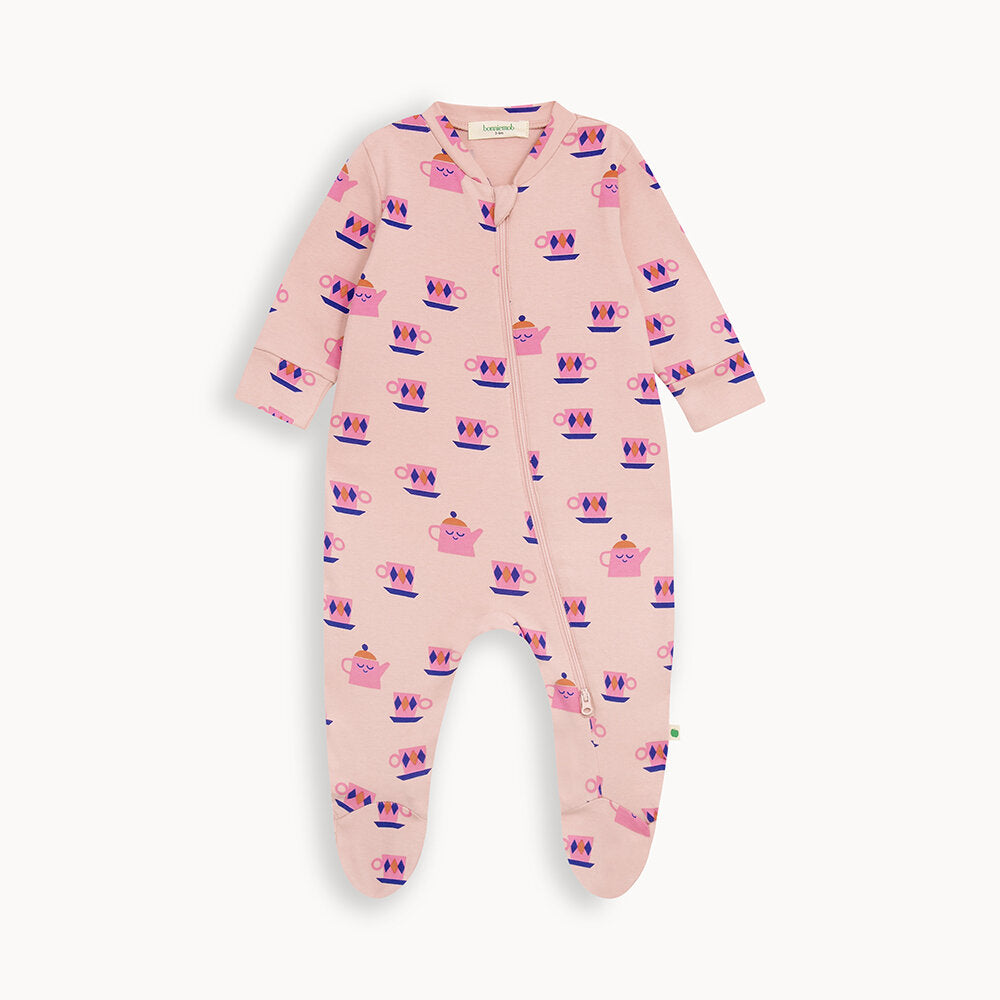 TEA TIME SLEEPSUIT 100% organic cotton