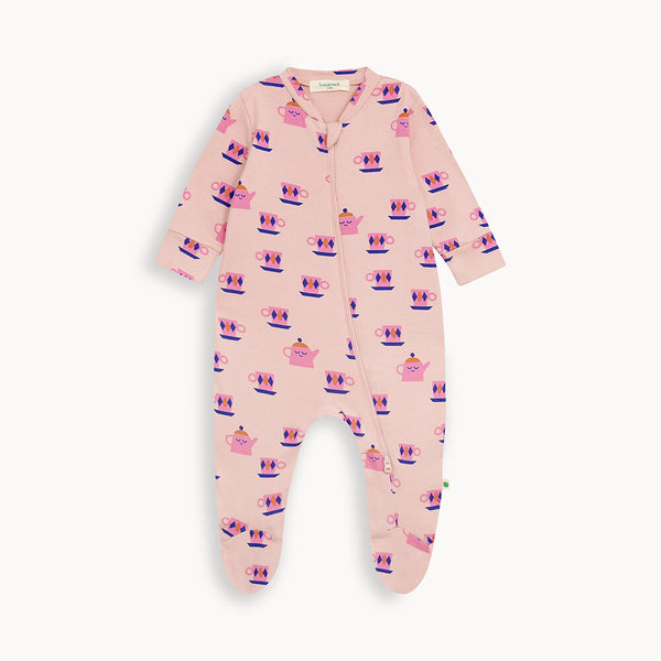 TEA TIME SLEEPSUIT 100% organic cotton