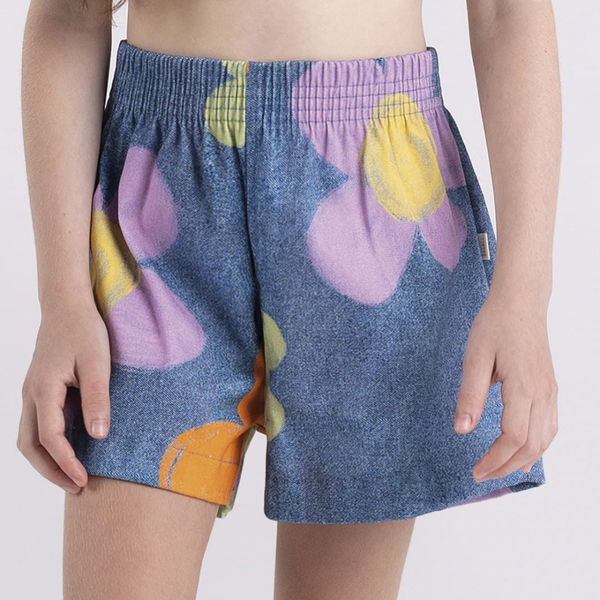 Super bloom denim short