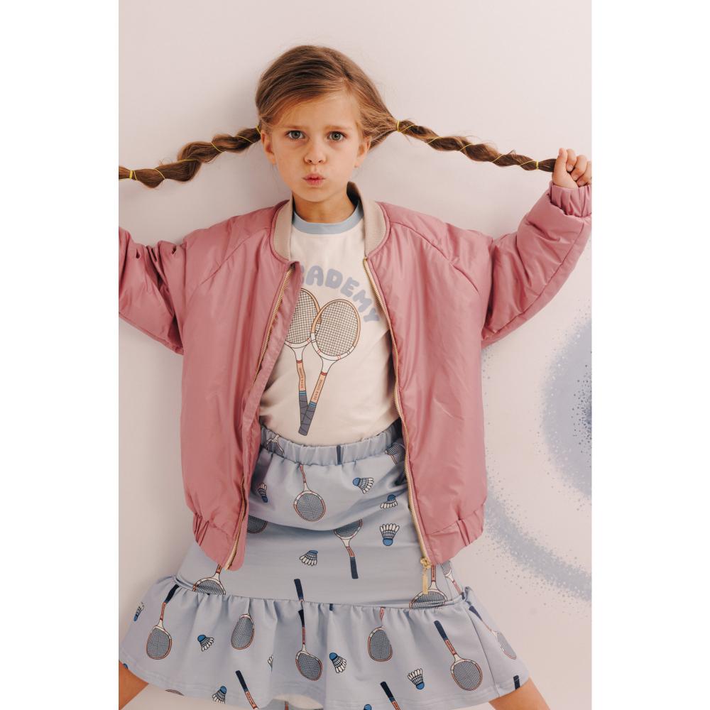 Tennis pink insulated jacket