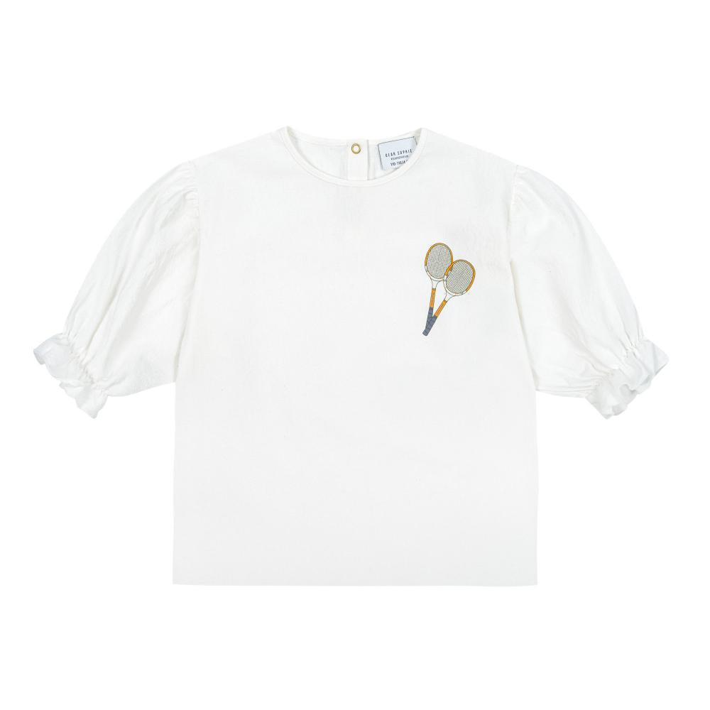 Tennis frill shirt