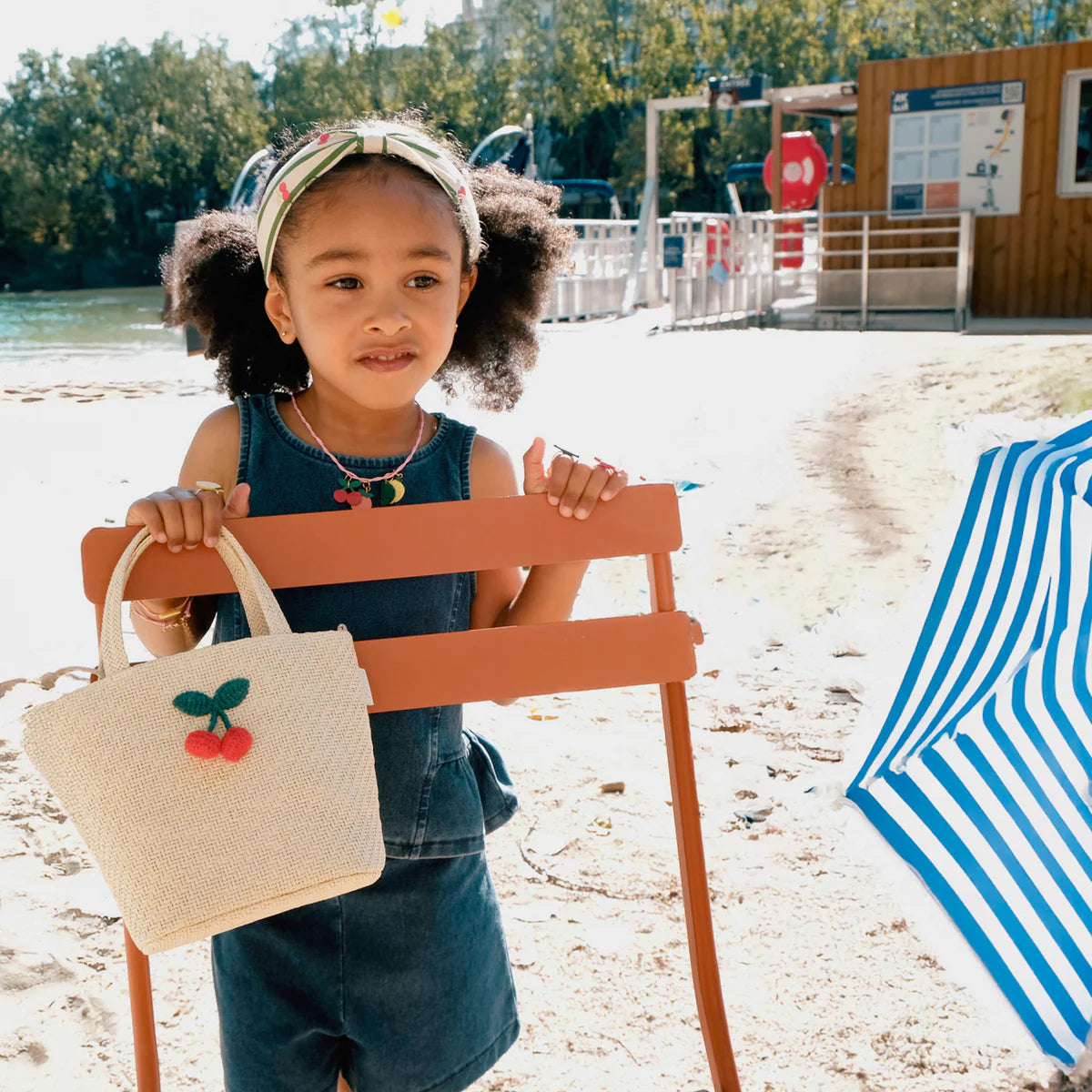 Cherry basket bag
