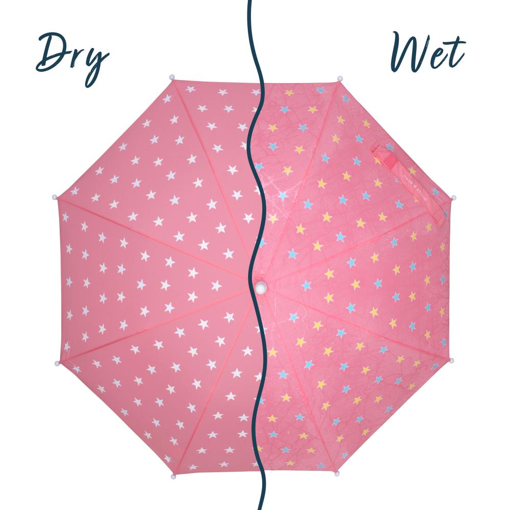 PINK STAR UMBRELLA