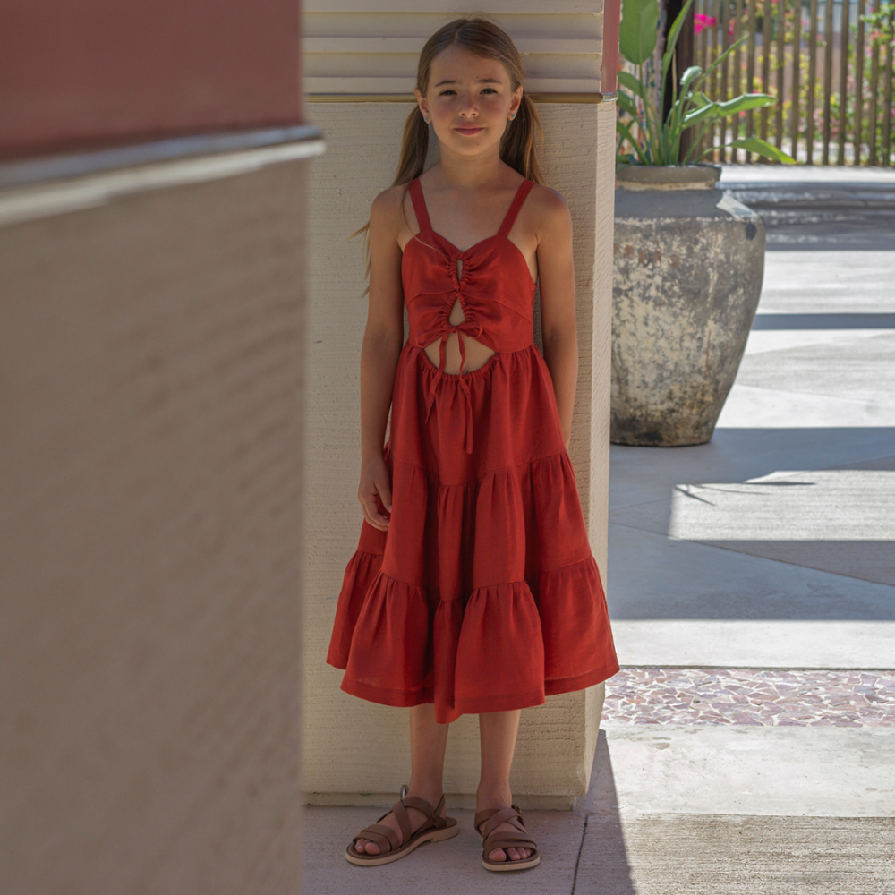 Gaia linen dress