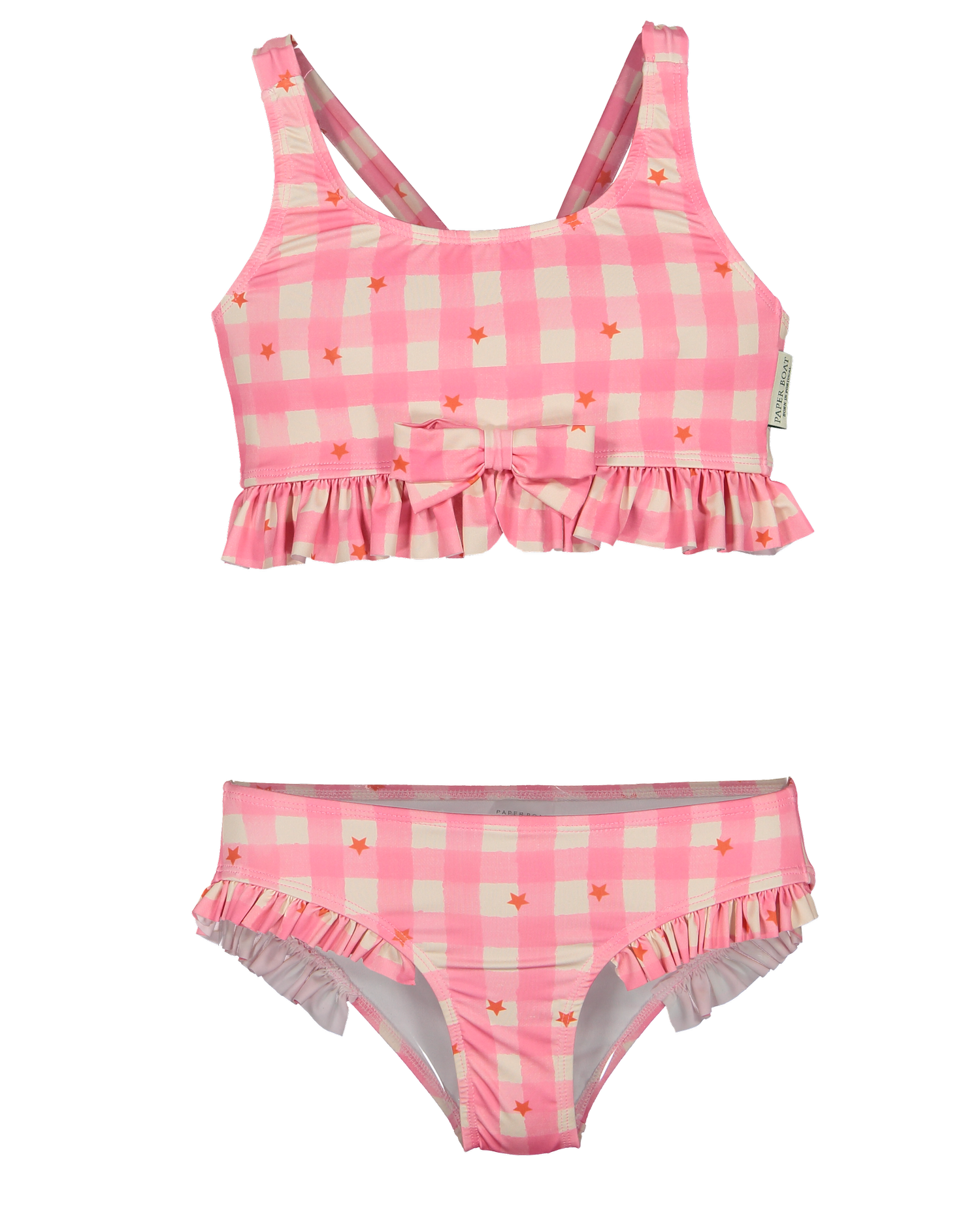 Gingham stars set