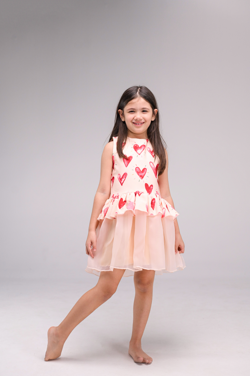 HEART TUTU DRESS