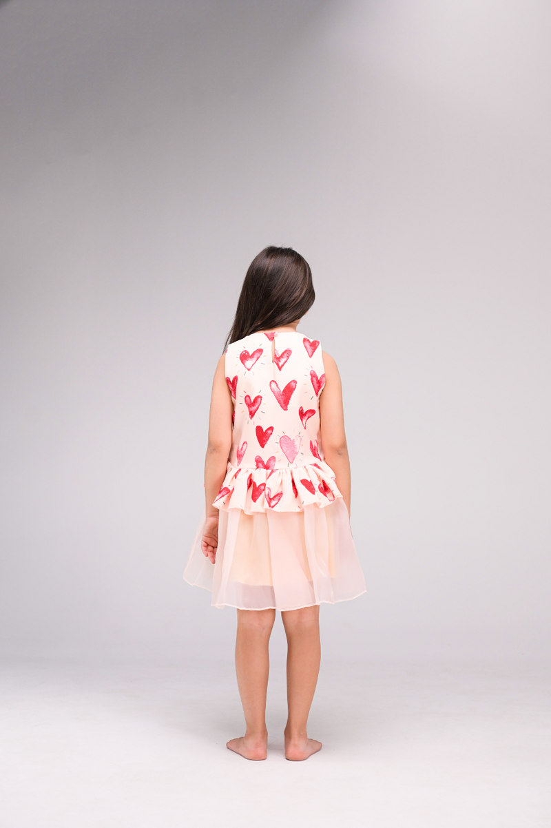 HEART TUTU DRESS