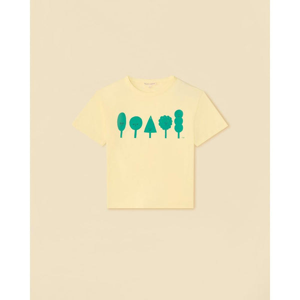 Organic Mineral Dye Weekend Tee in Forest Friends