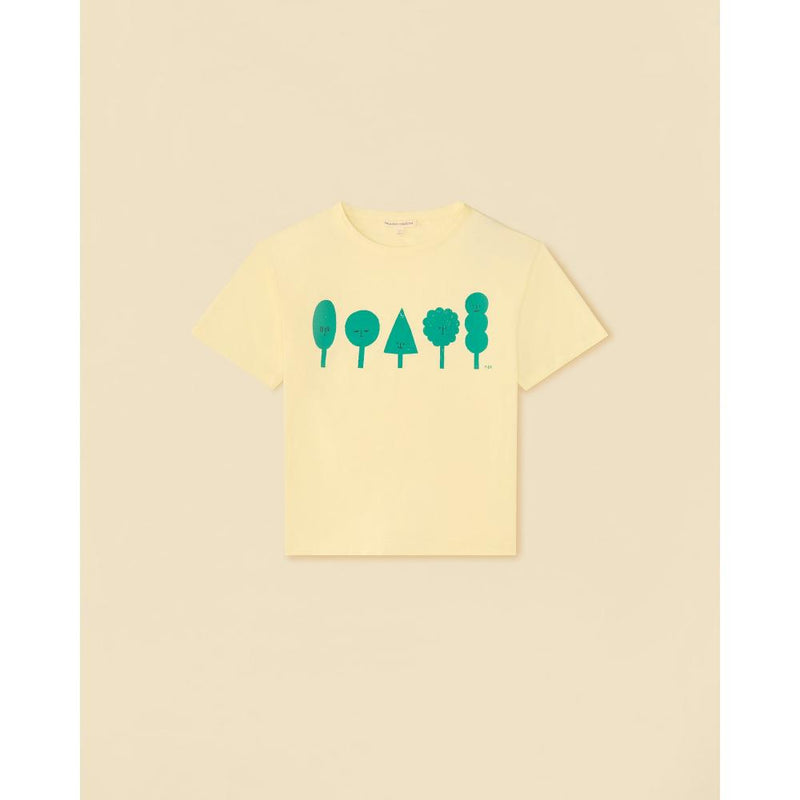 Organic Mineral Dye Weekend Tee in Forest Friends