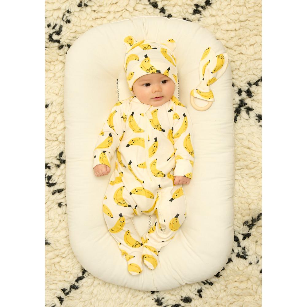 Banana Sleepsuit 100% organic cotton