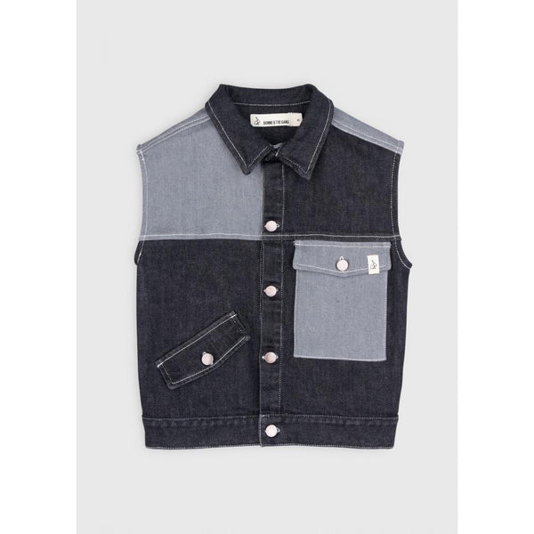 LENNY VEST DENIM