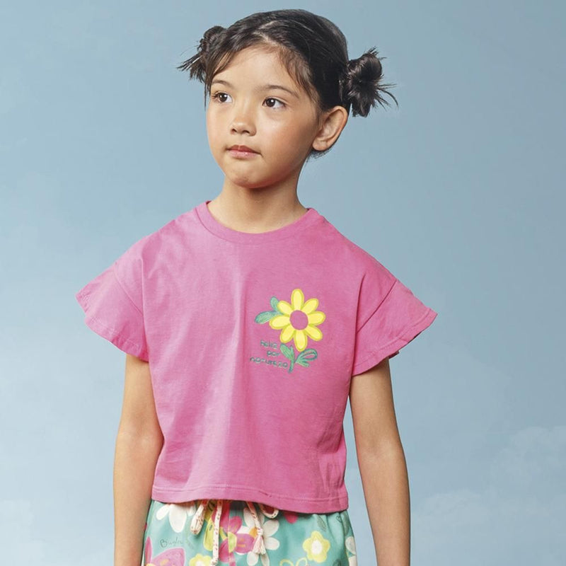 PINK FLOWER T-SHIRT