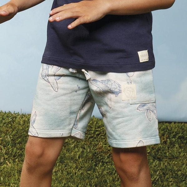 TURTLE BLUE SHORTS