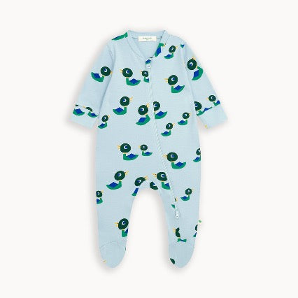 DUCKS SLEEPSUIT 100% organic cotton