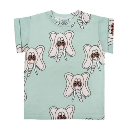 ELEPHANT BLUE OVERSIZE T-SHIRT