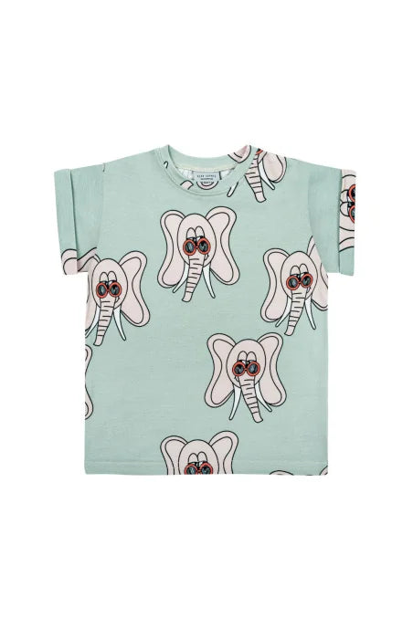 ELEPHANT BLUE OVERSIZE T-SHIRT