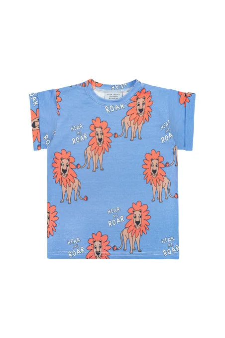 LION BLUE OVERSIZE T-SHIRT