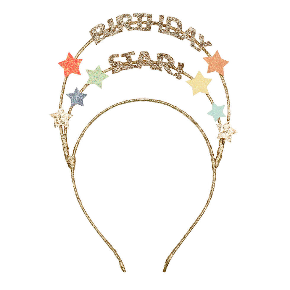 Birthday star headband