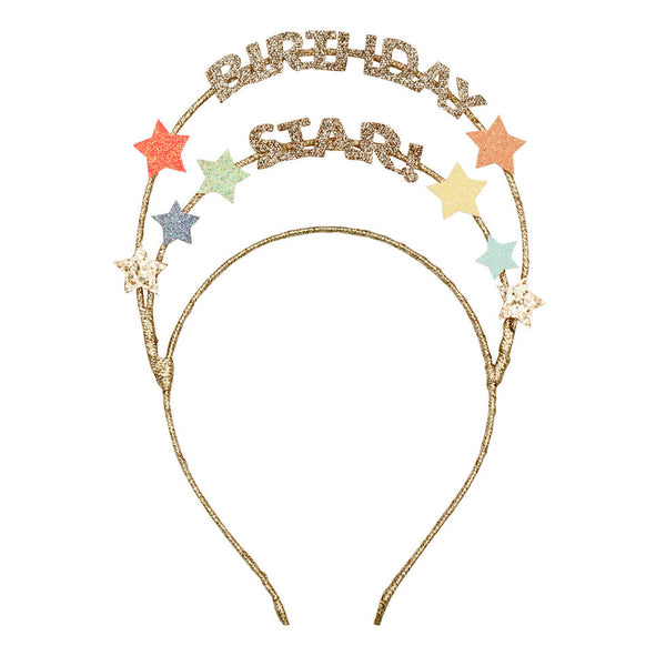 Birthday star headband