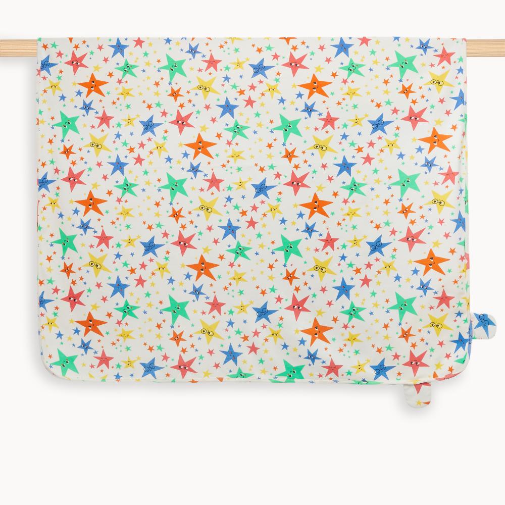 Star baby blanket 100% organic cotton