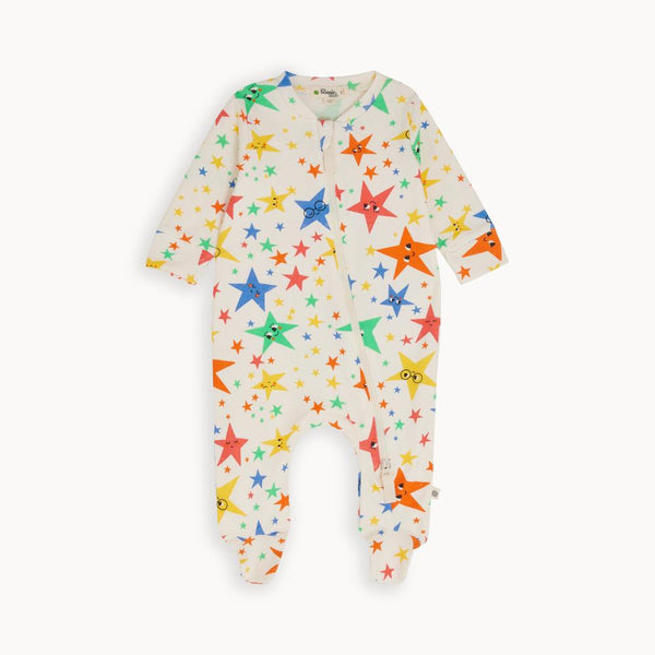 Star Sleepsuit 100% organic cotton