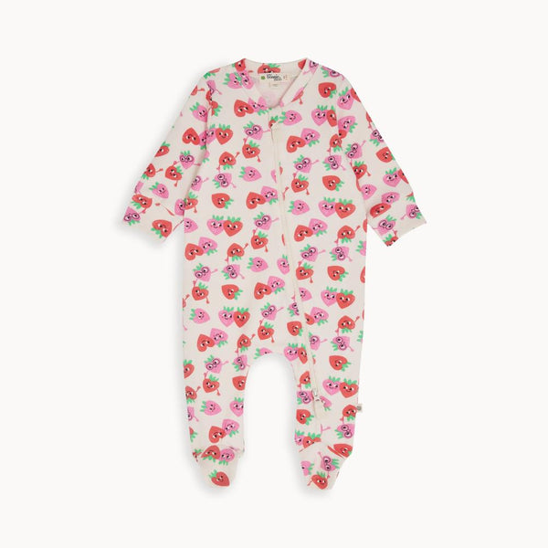 Berry Sleepsuit 100% organic cotton