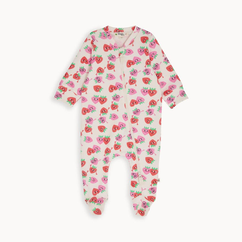 Berry Sleepsuit 100% organic cotton