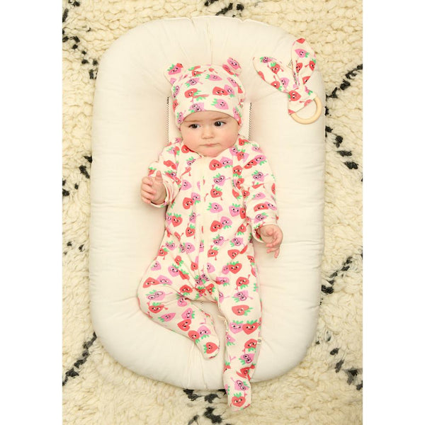 Berry Sleepsuit 100% organic cotton