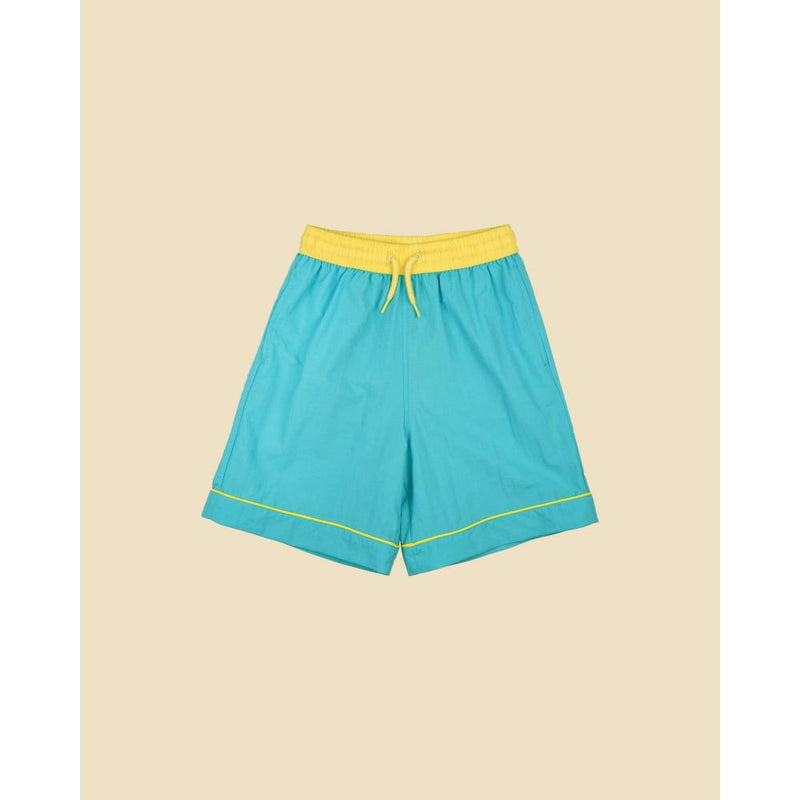 Retro Short In Contrast Trim